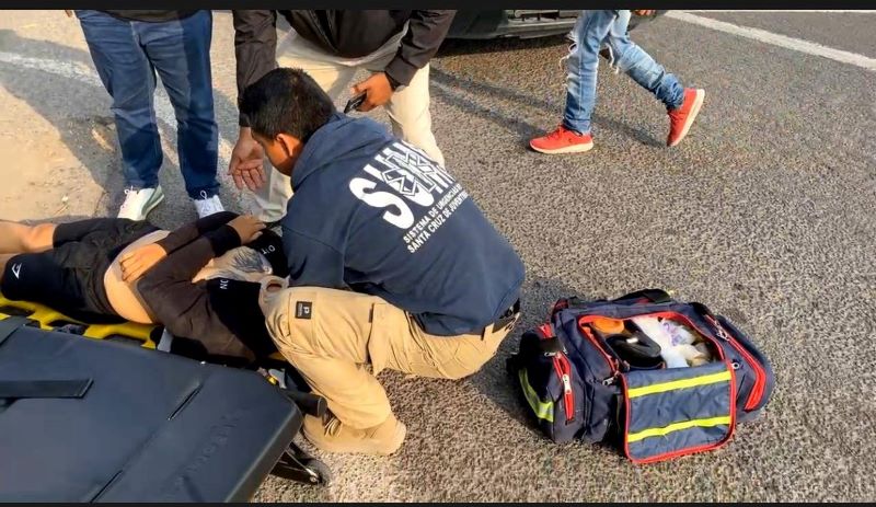 Mako Sierra, reportero golpeado en Juventino Rosas.