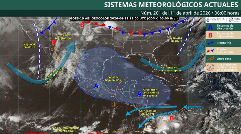 Mapa del tiempo 11IV26