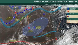 Mapa del tiempo 17IV26