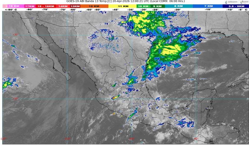 Mapa del tiempo 20IV26