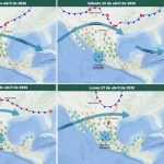 Pronóstico del Servicio Meteorológico Nacional del estado del tiempo el 24 de abril de 2026