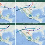 Pronóstico del Servicio Meteorológico Nacional del estado del tiempo el 26 de abril de 2026