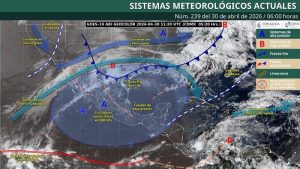 Mapa del tiempo 30IV26