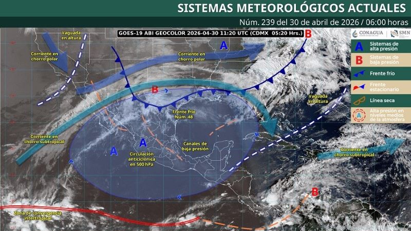 Mapa del tiempo 30IV26