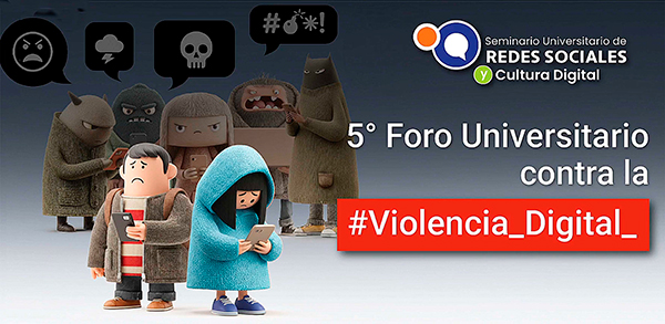 Quinto Foro universitario contra la violencia digital.