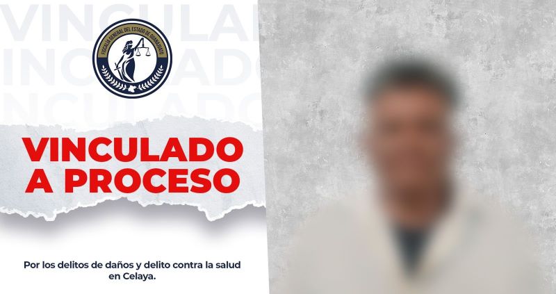 Arturo N, causó destrozos a la fuente de la presidencia de Celaya.