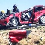 Fallece trailero cuando conducía por la autopista Salamanca-Querétaro y ocasiona choque en el que murieron dos personas