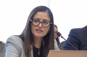 Claudia Ivette Amezcua Rodríguez, magistrada del Supremo Tribunal de Justicia.