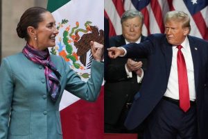 Claudia y Trump