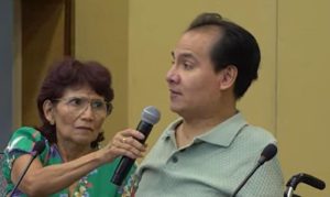 Cristian Mendoza Vázquez, representante de Movimiento de personas con discapacidad.