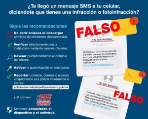 Fotomultas falsas