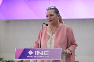 Guadalupe Taddei, Consejera Presidenta del INE.