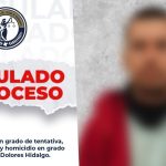 Proceso penal a hombre que atacó a navajazos a su expareja y al papá esta en Dolores Hidalgo