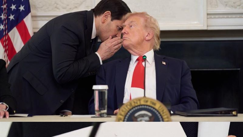 Marco Rubio y Donald Trump