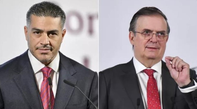 Omar García Harfuch y Marcelo Ebrard