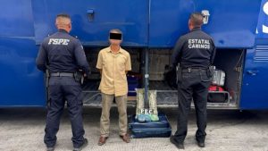Roberto N, transportaba droga.