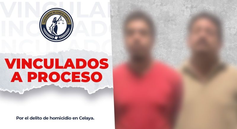 Vinculados a proceso por homicido.