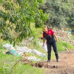 Hallazgo de cuerpo sin vida y putrefacto en camino de terracería que une al bulevar La Luz con el Eje Metropolitano
