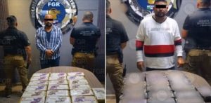 Detenidos con cocaina en el aeropuerto de Tijuana