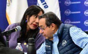 Diputada local Susana Bermúdez Cano y diputado federal Miguel Ángel Salim.