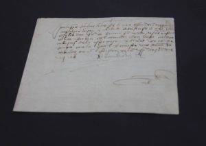 Documento firmado por Hernán Cortez.