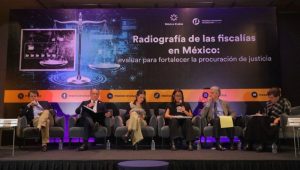 Fiscal Gerardo Vázquez Alatristen el Foro de México Evalua