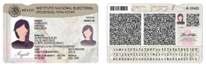 Imagen de la nueva credencial del INE