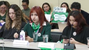 Jessica Paola Velasco Nava, integrante del colectivo Aude, de Celaya.
