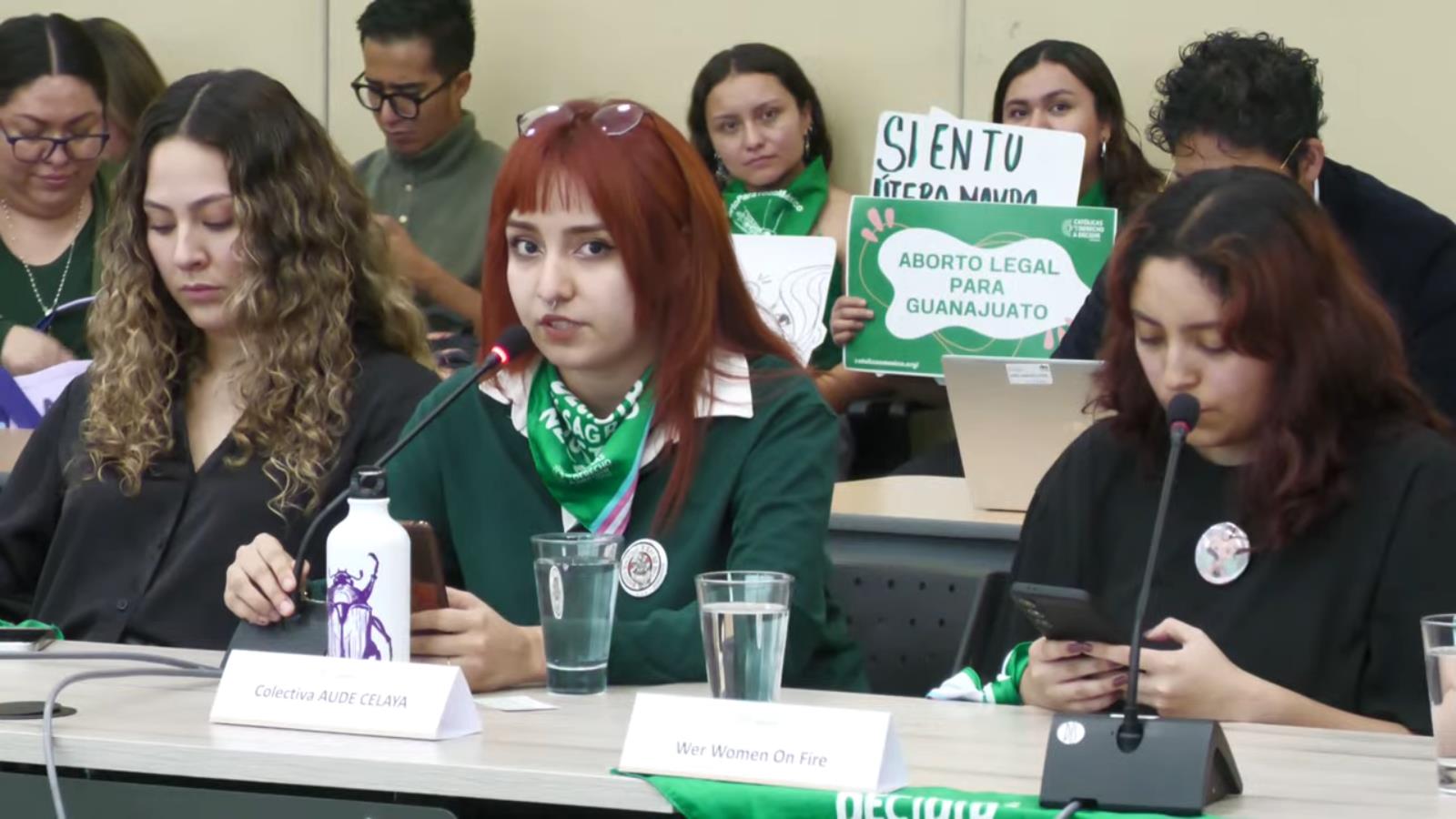 Jessica Paola Velasco Nava, integrante del colectivo Aude, de Celaya.