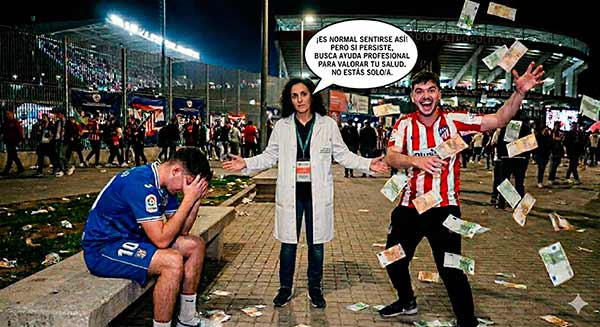 La salud mental y el futbol