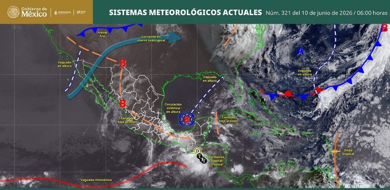 Mapa del tiempo 10VI26