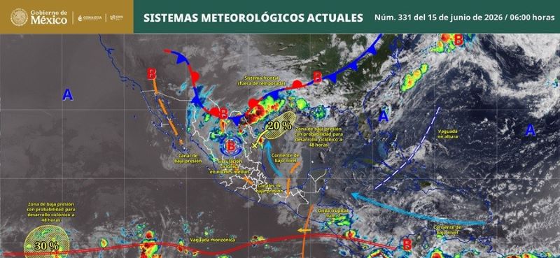 Mapa del tiempo 15VI26