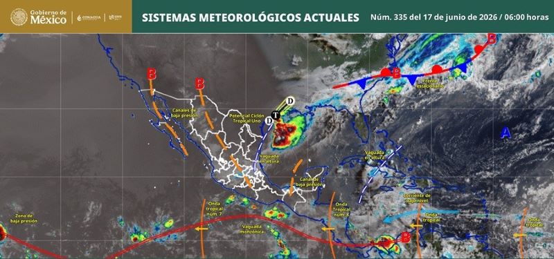 Mapa del tiempo 17VI26