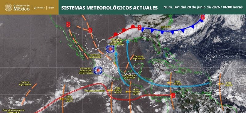 Mapa del tiempo 20VI26