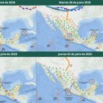 Pronóstico del Servicio Meteorológico Nacional del estado del tiempo del 29 de junio de 2026