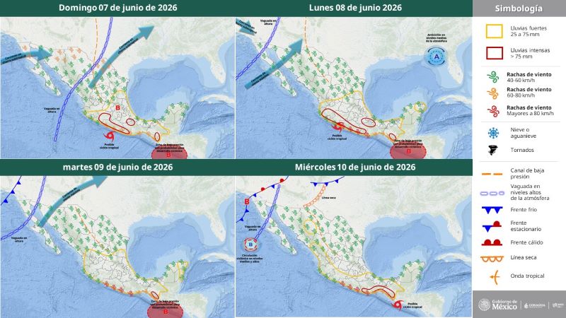 Mapa del tiempo 7VI26
