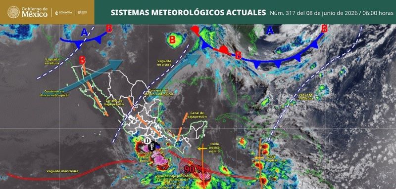 Mapa del tiempo 8VI26