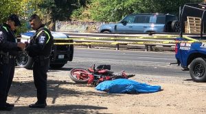 Motocilista muerto en accidente.