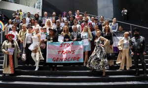 Orgullo gay en el Senado de la República.