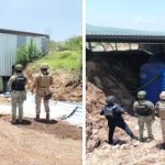 FSPE y Ejército aseguraron sendos centros de almacenamiento de combustible robado en Villagrán y Pénjamo 