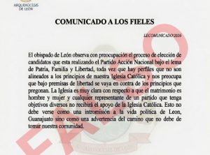 Documento apócrifo de la Arquidiócesis de León.