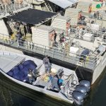 Personal naval asegura embarcación con más de 1.5 toneladas de cocaína y detiene a cinco personas en Chiapas