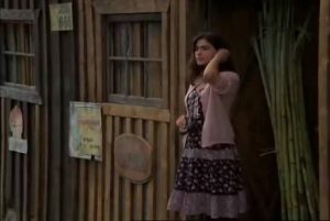 Escena de la película Pueblo de Madera.