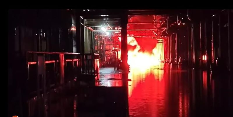 Explosión en la refinería