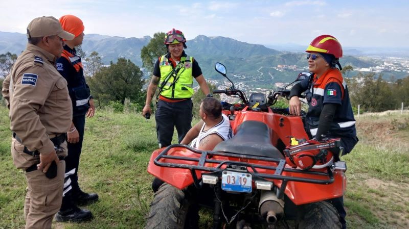 Hombre perdido fue localizado.