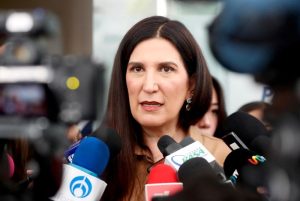 Kenia López Rabadán, presidenta de la Cámara de Diputados.