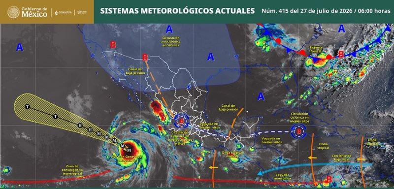 Mapa del tiempo 27VII26
