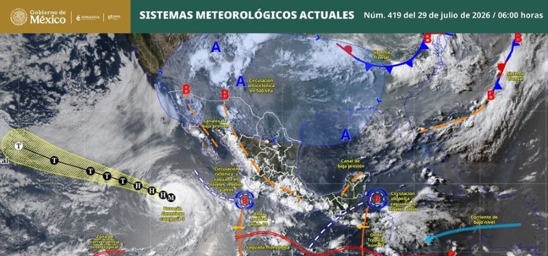 Mapa del tiempo 29VII26