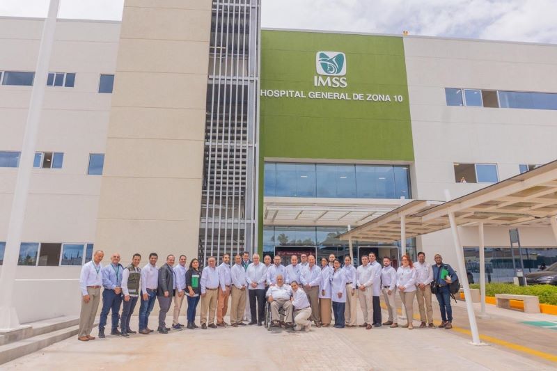 Nuevo hospital del IMSS en Guanajuato capital.