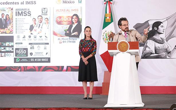 Zoé Robledo, director general del IMSS.